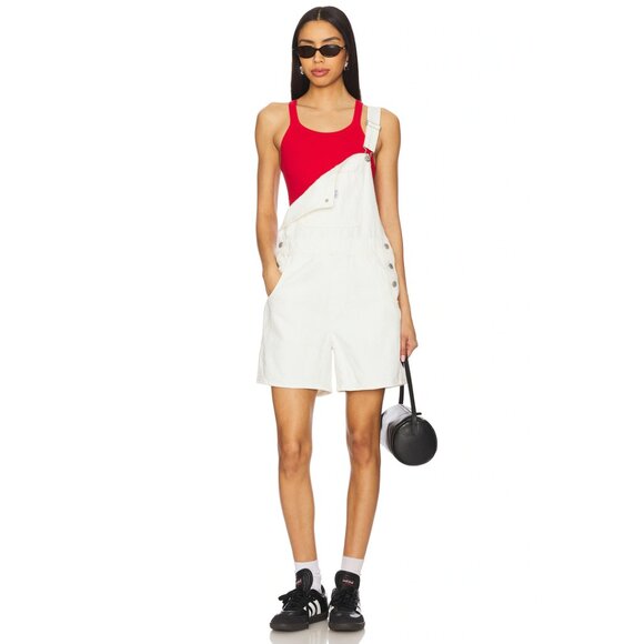 LEVI'S Denim Utility Shortalls in Wash Truth Slip Size Medium - Picture 10 of 11